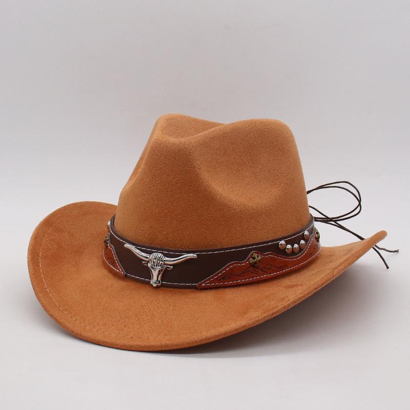 Cowboy Hat, Jazz Hat, Big Edge Top Hat, Cross-Border Foreign Trade, Four Seasons, Men S And Women S Ethnic Style, Bull S Head, Couple S Sunscreen Hat one size fits all 56-60cm
Cowboy Hat, Jazz Hat, Big Edge Top Hat, Cross-Border Foreign Trade, Four Seasons, Men S And Women S Ethnic Style, Bull S Head, Couple S Sunscreen Hat one size fits all 56-60cm