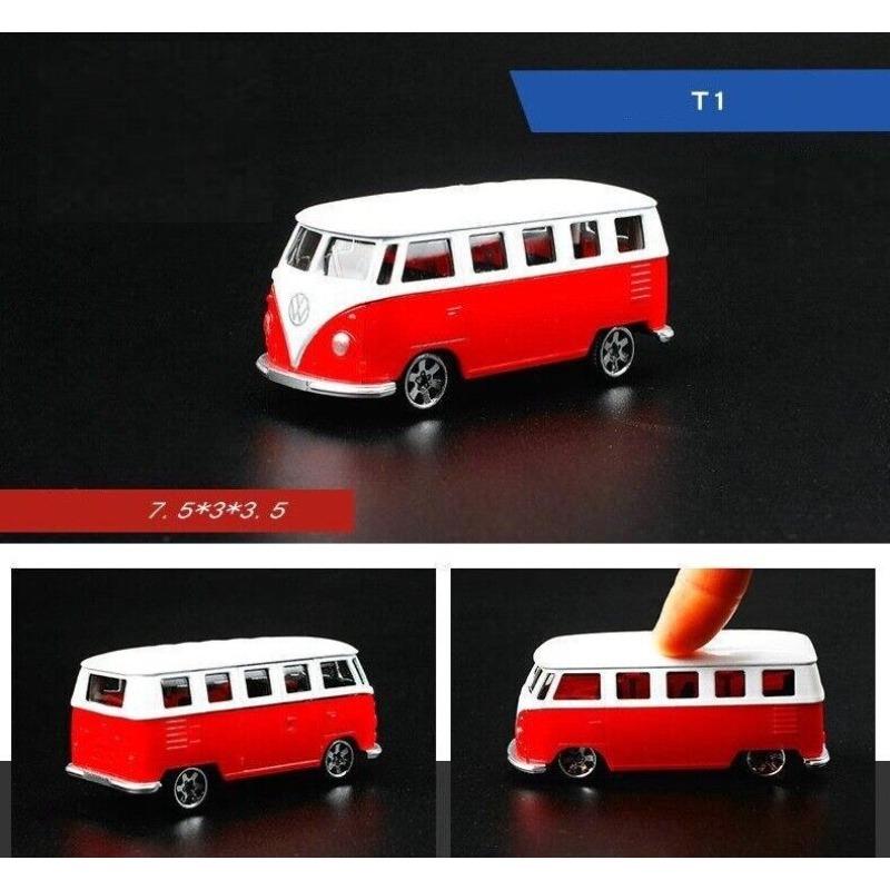 1:64 Red T1 Mini Van Классическая спортивная модель литого под давлением металлического автомобиля BN
1:64 Red T1 Mini Van Классическая спортивная модель литого под давлением металлического автомобиля BN