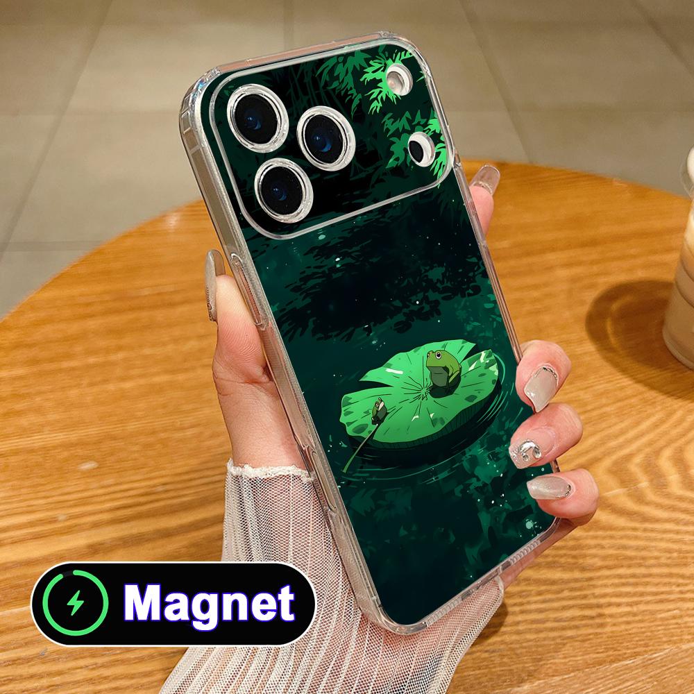 Kawaii Frog Phone Case for iPhone 17 16 15 14 13 12 11 Air Pro Max Plus Mini Soft TPU Clear Magsafe Cover iPhone 11 Pro Max
Kawaii Frog Phone Case for iPhone 17 16 15 14 13 12 11 Air Pro Max Plus Mini Soft TPU Clear Magsafe Cover iPhone 11 Pro Max