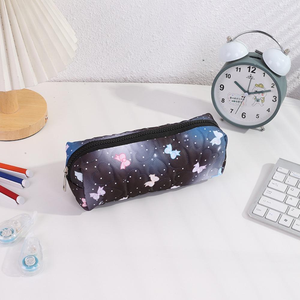 Пенал с бантиком Портативная косметичка Мультяшная сумка для ручек Школа Офис чёрный
Пенал с бантиком Портативная косметичка Мультяшная сумка для ручек Школа Офис чёрный