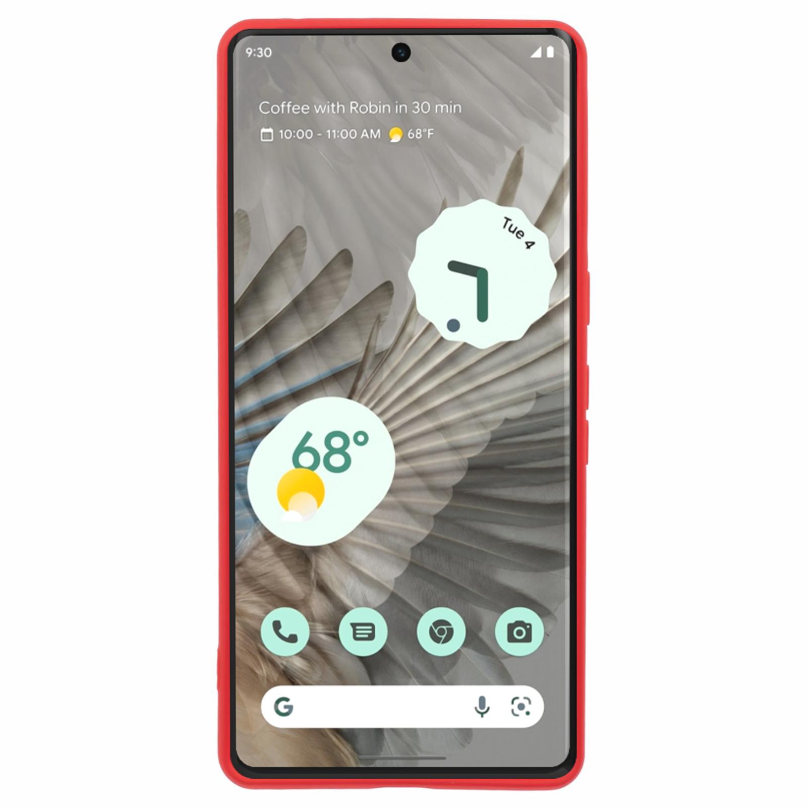 For Google Pixel 7 Pro 5G Case 2.0mm TPU Phone Cover with Anti-Scratch Fiber Lining Red
For Google Pixel 7 Pro 5G Case 2.0mm TPU Phone Cover with Anti-Scratch Fiber Lining Red