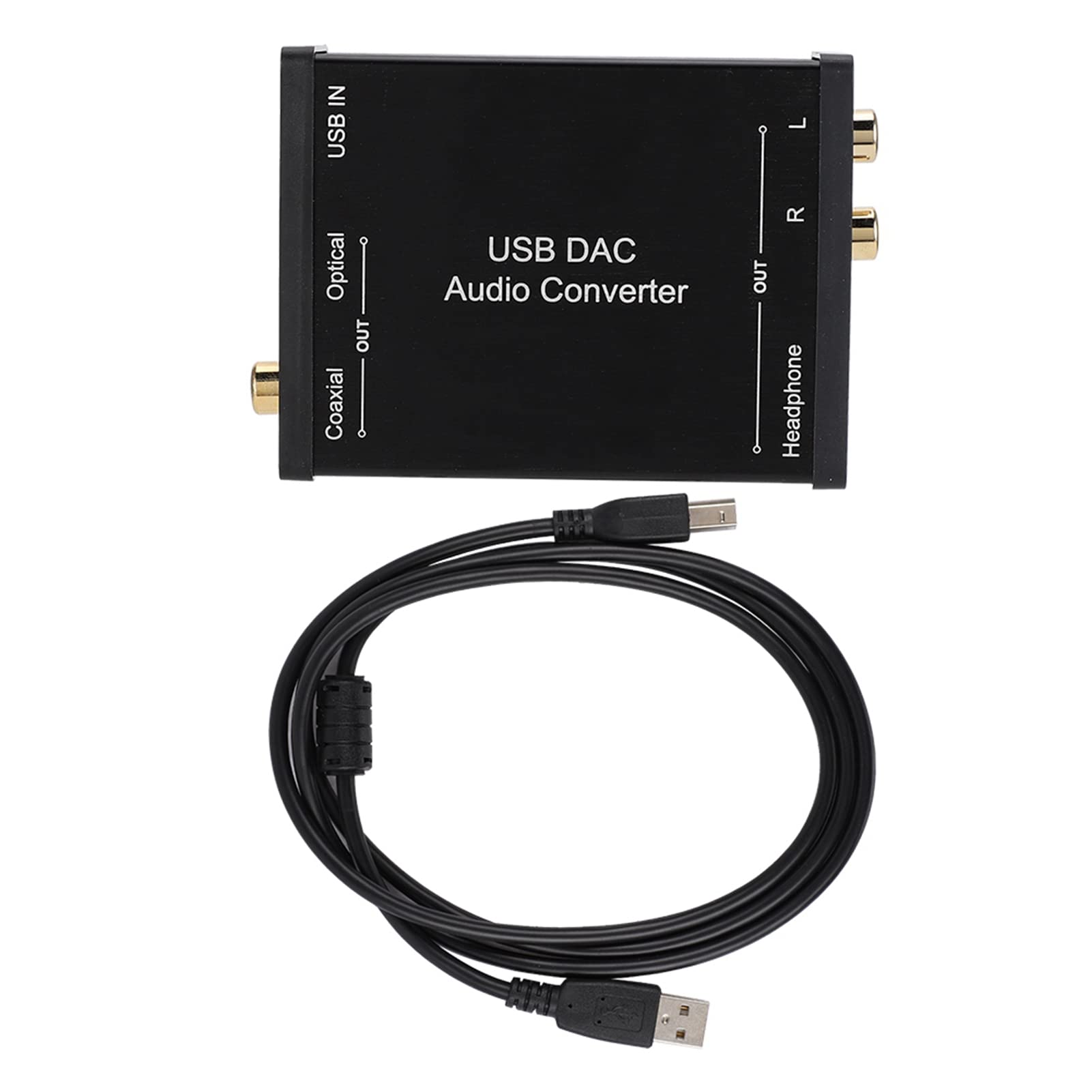 USB DAC Audio Converter, Plug and Play USB Sound Card Adapter for Laptop/Desktop PS4 with Coaxial/Optical Output, Stereo Output for Mac/PS4
USB DAC Audio Converter, Plug and Play USB Sound Card Adapter for Laptop/Desktop PS4 with Coaxial/Optical Output, Stereo Output for Mac/PS4