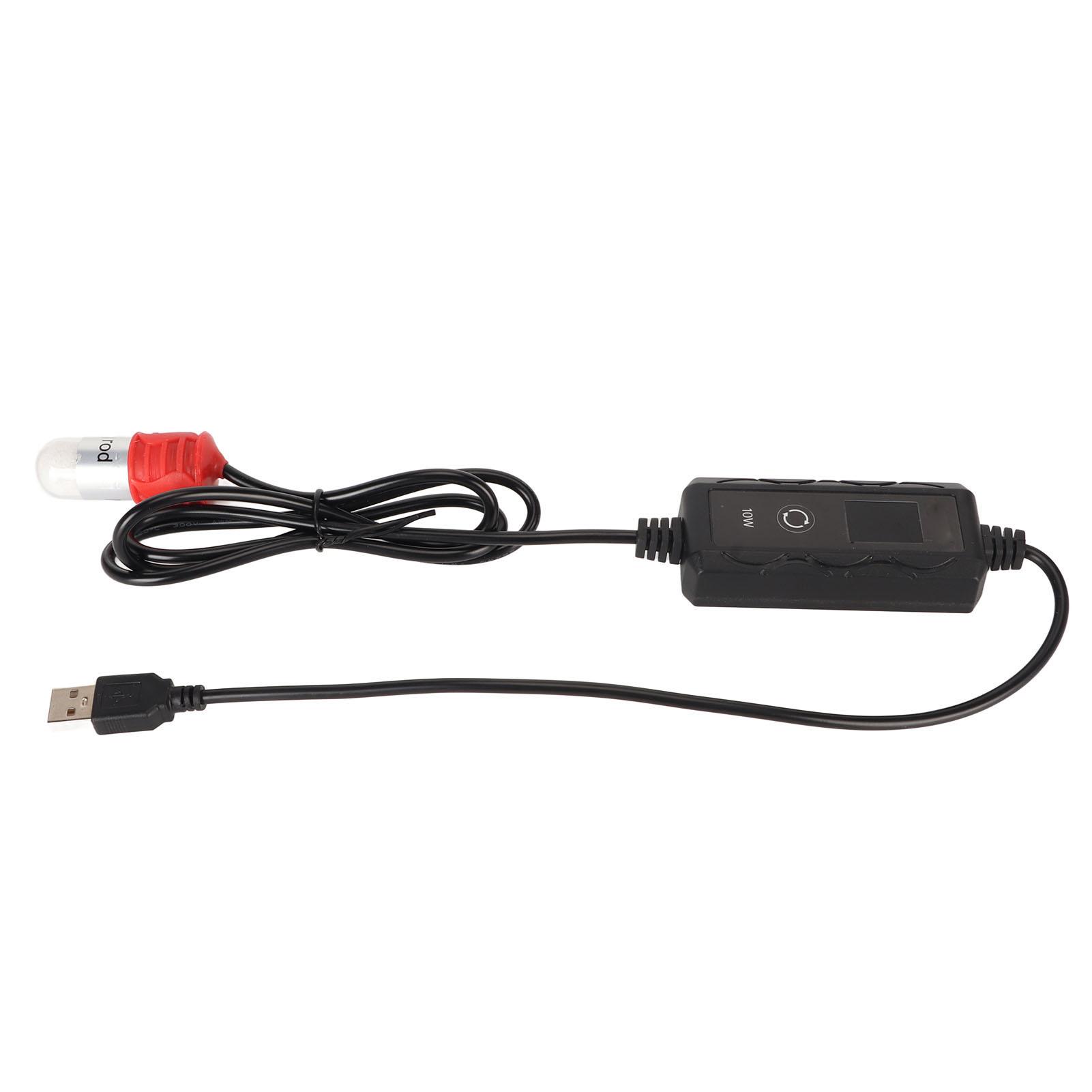 Super Fish Heater USB Powered 10W Submersible Aquarium Heating Rod with LED Display Thermostat
Super Fish Heater USB Powered 10W Submersible Aquarium Heating Rod with LED Display Thermostat