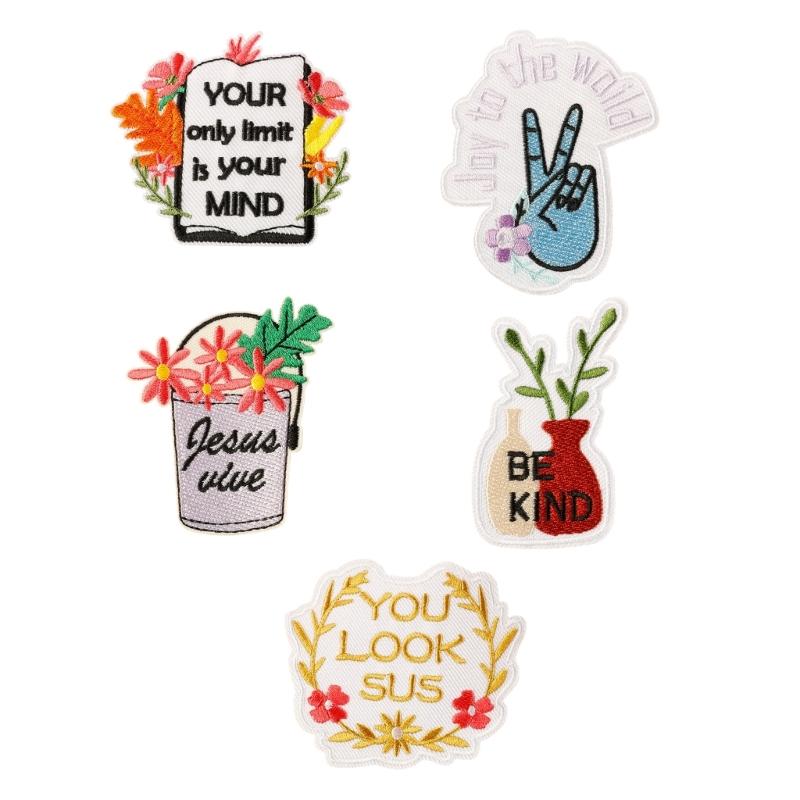 Embroidered Iron On Fabric Patches Decorative Adhesive Embroidery Appliques for Jackets Bag Hat Clothing Embellishments 1
Embroidered Iron On Fabric Patches Decorative Adhesive Embroidery Appliques for Jackets Bag Hat Clothing Embellishments 1
