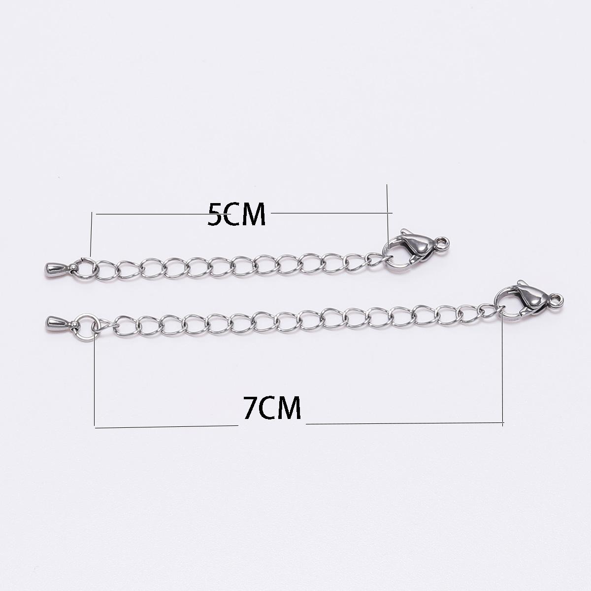 10 шт./лот, удлиненная удлинительная цепочка из нержавеющей стали, застежки-омары, разъем для изготовления ювелирных изделий, браслет «сделай сам», ожерелье 5cm
10 шт./лот, удлиненная удлинительная цепочка из нержавеющей стали, застежки-омары, разъем для изготовления ювелирных изделий, браслет «сделай сам», ожерелье 5cm
