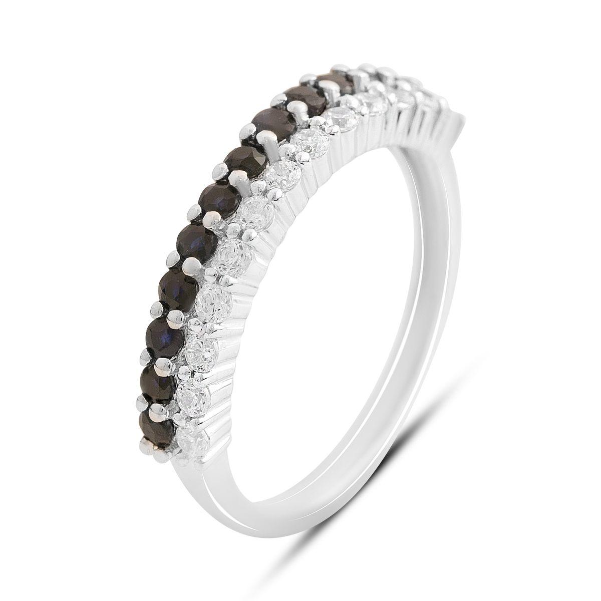 Silver ring with natural sapphire, cubic zirconia, item weight 2.36 g (2202677) 18
Silver ring with natural sapphire, cubic zirconia, item weight 2.36 g (2202677) 18