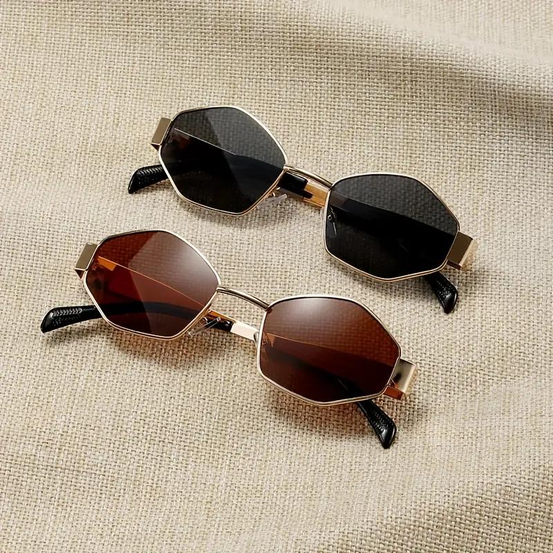 2Pcs Metal Irregular Frame Glasses Casual Personality Easiest for Match Street Photography Decorative Glasses Fashionable Wear
2Pcs Metal Irregular Frame Glasses Casual Personality Easiest for Match Street Photography Decorative Glasses Fashionable Wear