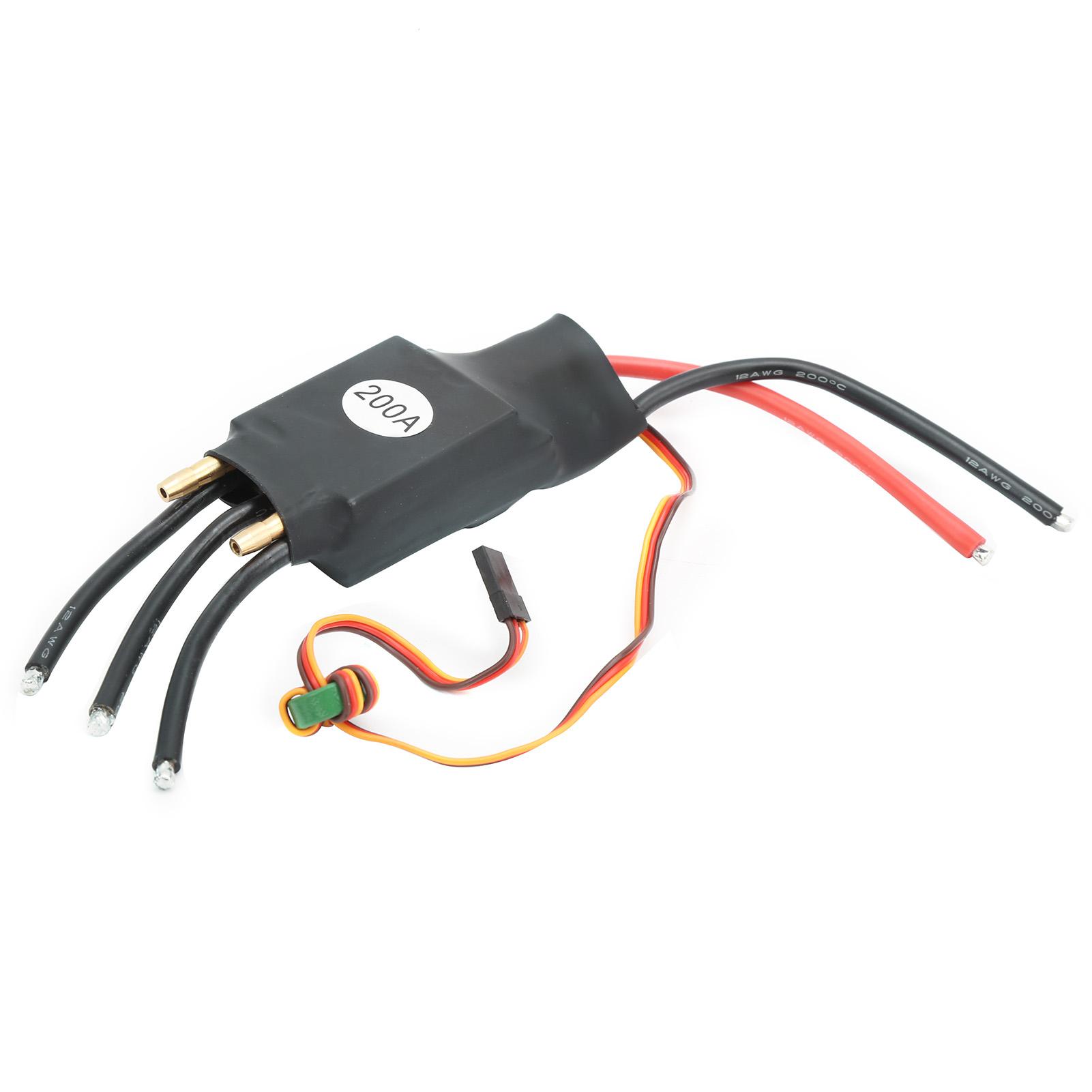200A ESC Безщітковий електричний контролер швидкості з водяним охолодженням ESC для моделі човна RC
200A ESC Безщітковий електричний контролер швидкості з водяним охолодженням ESC для моделі човна RC