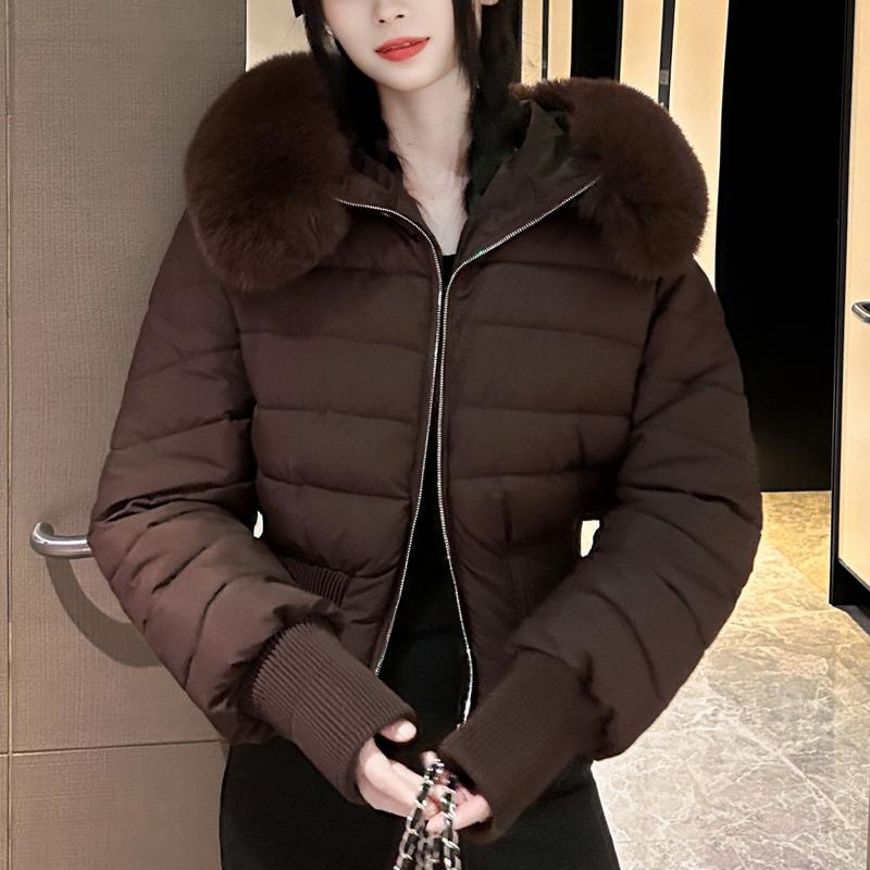 Модные женские зимние короткие пальто с капюшоном, воротником из искусственного меха, толстые теплые парки, повседневные женские куртки 2XL коричневый
Модные женские зимние короткие пальто с капюшоном, воротником из искусственного меха, толстые теплые парки, повседневные женские куртки 2XL коричневый
