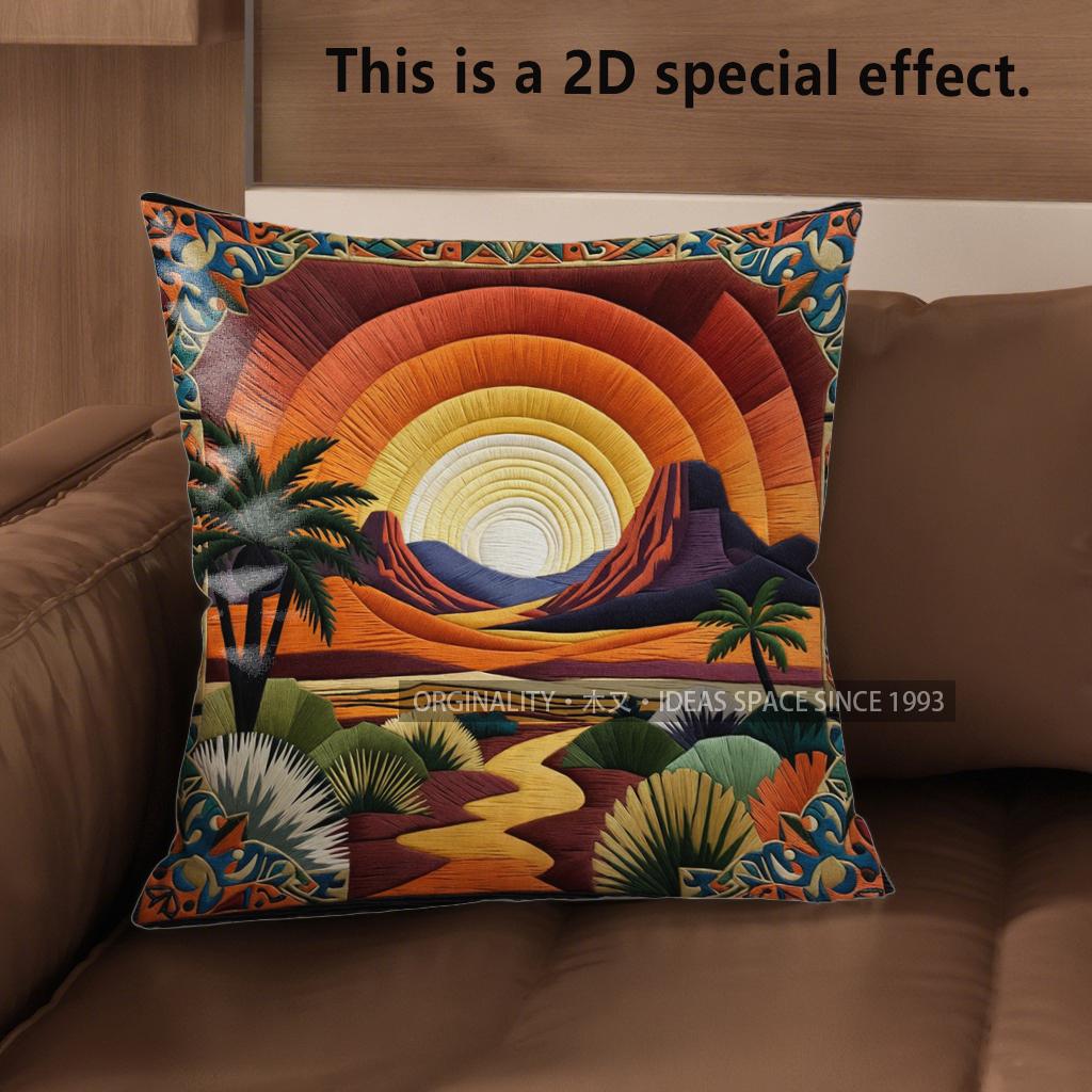 2D Bohemian Desert Sunset Throw Pillow Covers Pattern Cushion Cover Suitable For Sofa Bedroom Car Pillow Cover 40x40cm
2D Bohemian Desert Sunset Throw Pillow Covers Pattern Cushion Cover Suitable For Sofa Bedroom Car Pillow Cover 40x40cm
