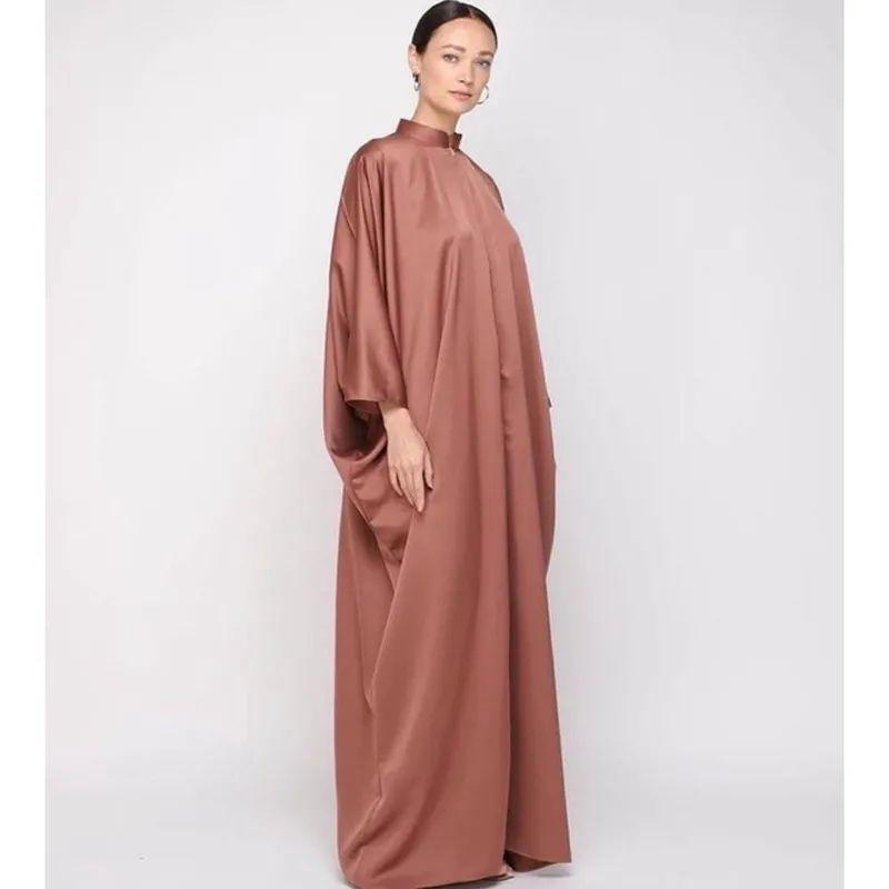 F271 Foreign Trade Supply Cross-Border Solid Stand Collar Batwing Sleeve Middle East Dubai Loose Plus size Robe Slimming Brown One size
F271 Foreign Trade Supply Cross-Border Solid Stand Collar Batwing Sleeve Middle East Dubai Loose Plus size Robe Slimming Brown One size