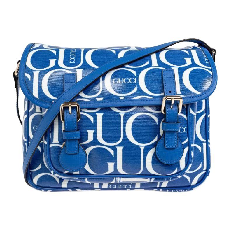 Gucci Bright Blue Allover Logo Bag, Coated Canvas Double Buckle Adjustable Strap, Kids Daily School Travel Crossbody Satchel 664145-FADLA-8586 Basic Set (Bag+Dust Bag)
Gucci Bright Blue Allover Logo Bag, Coated Canvas Double Buckle Adjustable Strap, Kids Daily School Travel Crossbody Satchel 664145-FADLA-8586 Basic Set (Bag+Dust Bag)