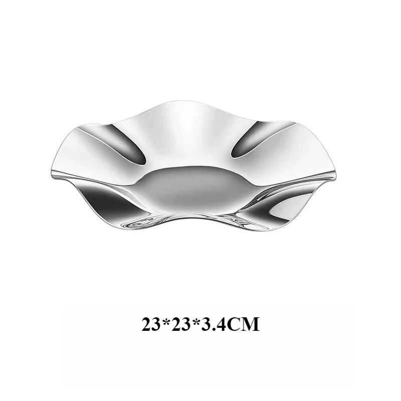 Nordic Fruit Plates Stainless Steel Decorative Plate Petal Ornament Storage Trays Creative Living Room Coffee Table Storage Tray
Nordic Fruit Plates Stainless Steel Decorative Plate Petal Ornament Storage Trays Creative Living Room Coffee Table Storage Tray