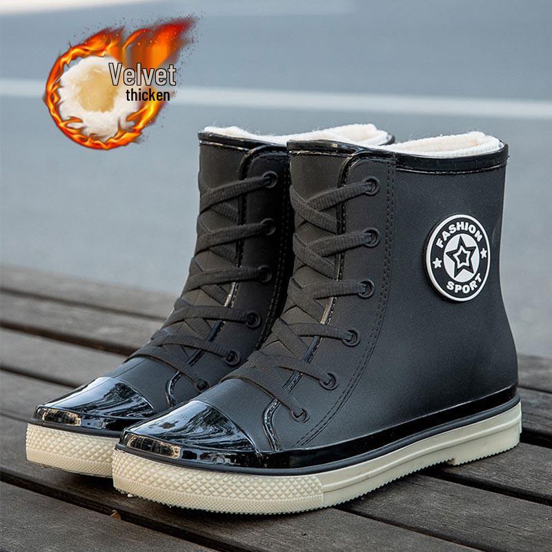 Женские модные водонепроницаемые резиновые дождевые ботинки в корейском стиле - короткие, теплые, резиновые, модная обувь для студентов 40
Женские модные водонепроницаемые резиновые дождевые ботинки в корейском стиле - короткие, теплые, резиновые, модная обувь для студентов 40