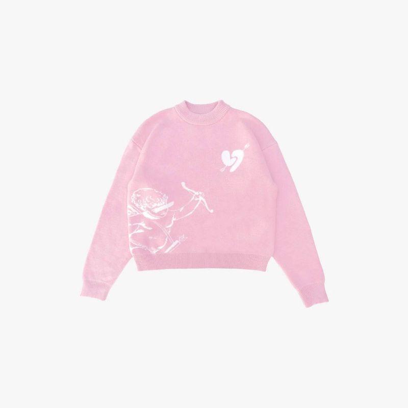 Ebay Foreign Trade Y2K American High Street Casual Men s and Women s Sweaters Cupid Archery Jacquard Knitwear Pink S
Ebay Foreign Trade Y2K American High Street Casual Men s and Women s Sweaters Cupid Archery Jacquard Knitwear Pink S