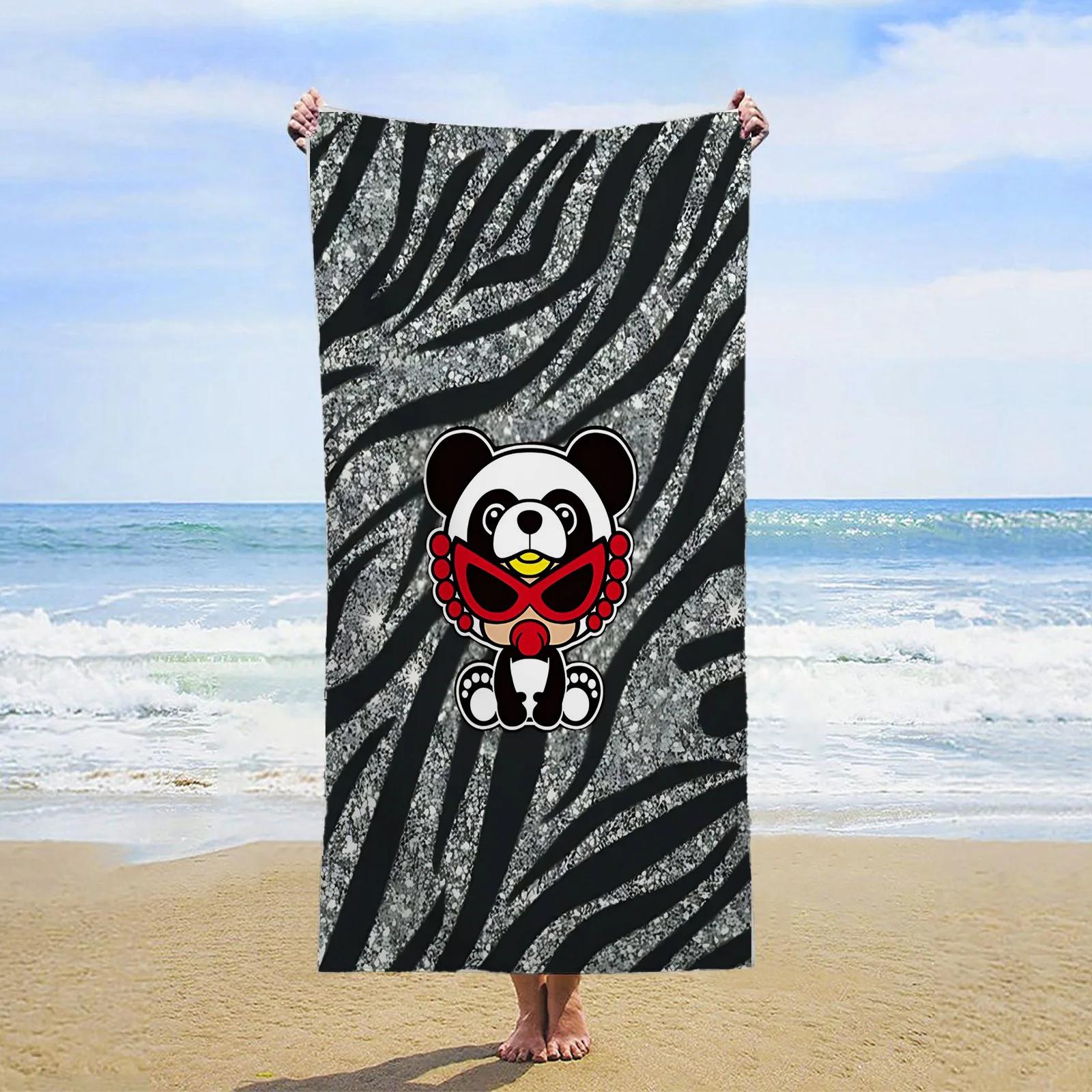 Panda Zebra Print Bath Towel - Soft Absorbent Towel for Animal Lovers, Unique Design for Everyday Use and Comfort W30*H60(CM)
Panda Zebra Print Bath Towel - Soft Absorbent Towel for Animal Lovers, Unique Design for Everyday Use and Comfort W30*H60(CM)