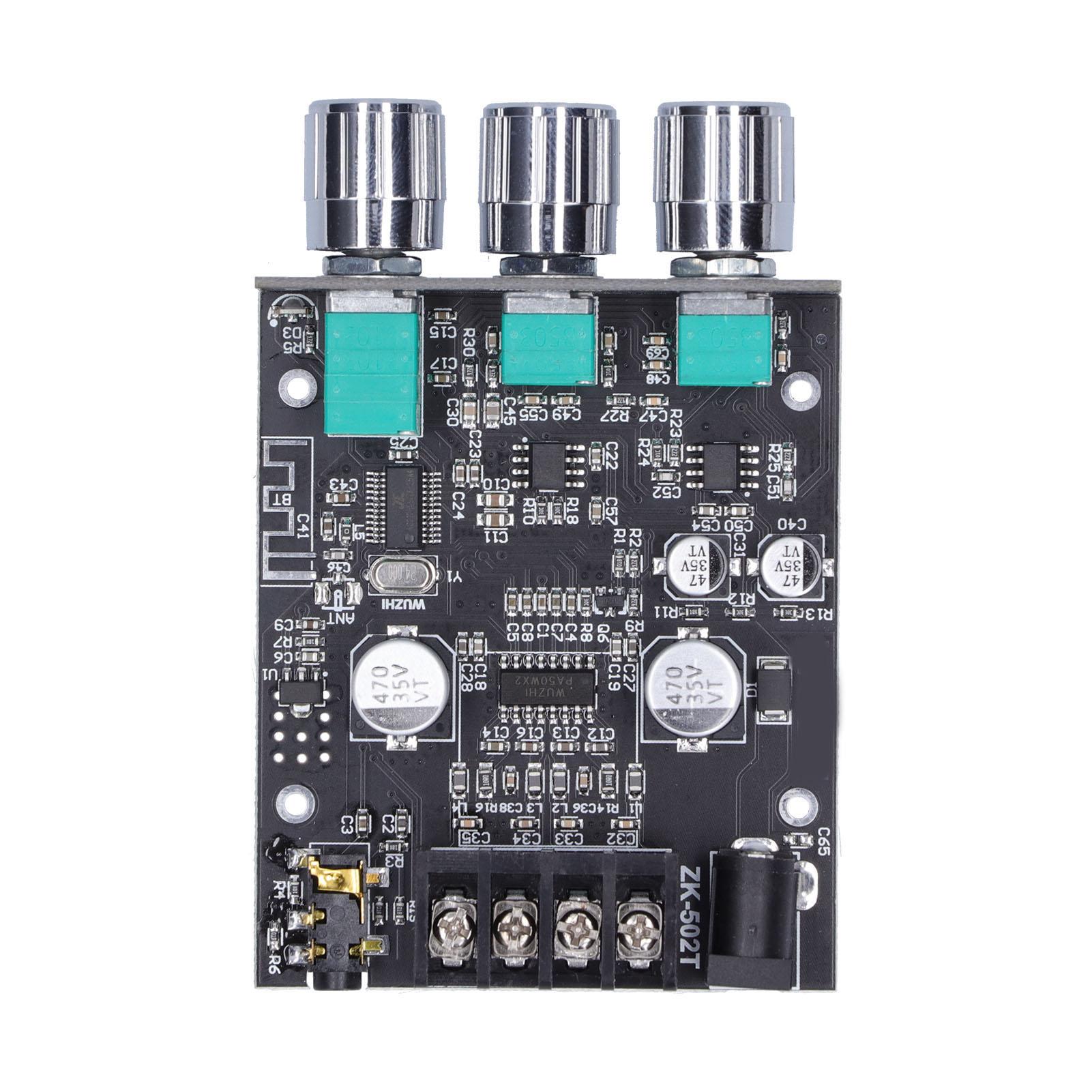 Power Amplifier Module Mini High Low Adjustment 2.0 Stereo Dual Channel 2x50W Audio Amplifier Board DC 9 to 24V
Power Amplifier Module Mini High Low Adjustment 2.0 Stereo Dual Channel 2x50W Audio Amplifier Board DC 9 to 24V