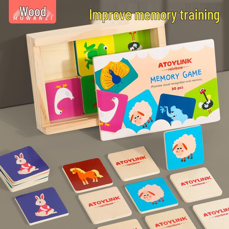 Kids Farm Animal Memory Matching Game - Educational Wooden Cards for Interactive Play and Learning
Kids Farm Animal Memory Matching Game - Educational Wooden Cards for Interactive Play and Learning