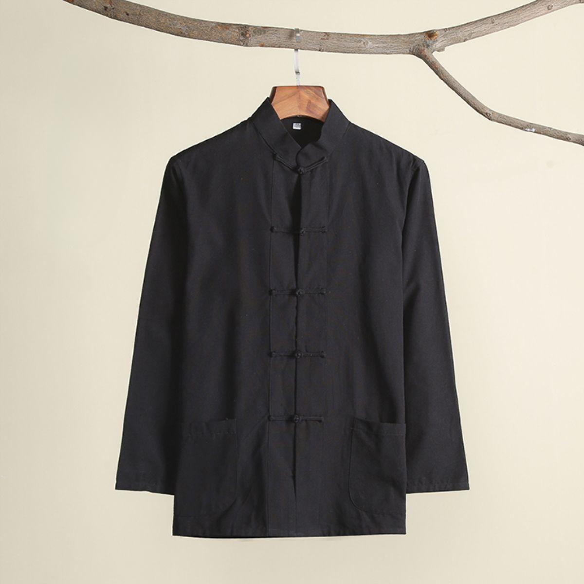 Чоловіча сорочка з довгим рукавом, повсякденний стиль, традиційний китайський дизайн, великий розмір, топ базового шару для бойових мистецтв XXXL
Чоловіча сорочка з довгим рукавом, повсякденний стиль, традиційний китайський дизайн, великий розмір, топ базового шару для бойових мистецтв XXXL