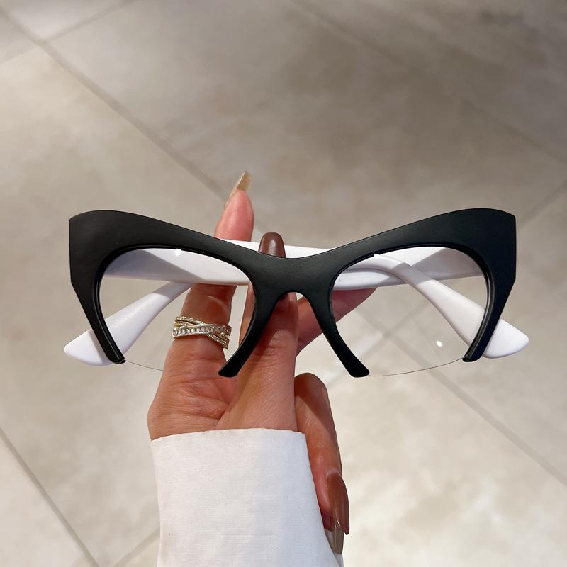 Vintage Brand Designer Cat Eye Optical Glasses Frame Women Fashion Sexy Ladies Half Frame Computer Myopia Eyeglasses Frames чорний білий колір
Vintage Brand Designer Cat Eye Optical Glasses Frame Women Fashion Sexy Ladies Half Frame Computer Myopia Eyeglasses Frames чорний білий колір