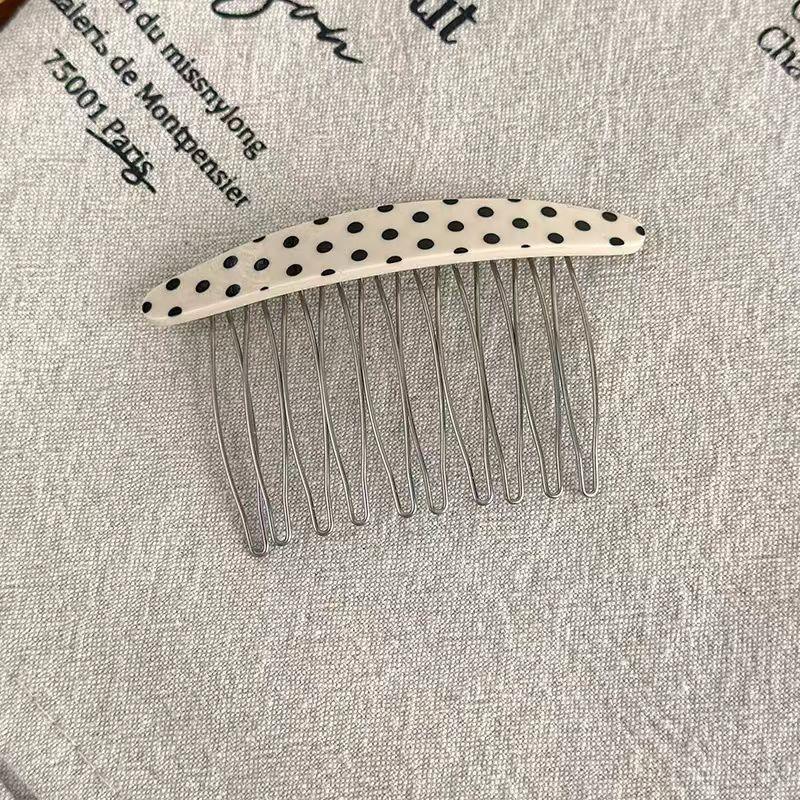 Polka Dot Hair Combs Hairpin Vintage Multi-Color Polka Dot Hair Side Combs, Retro Style Hair Accessories For Women бежевий
Polka Dot Hair Combs Hairpin Vintage Multi-Color Polka Dot Hair Side Combs, Retro Style Hair Accessories For Women бежевий