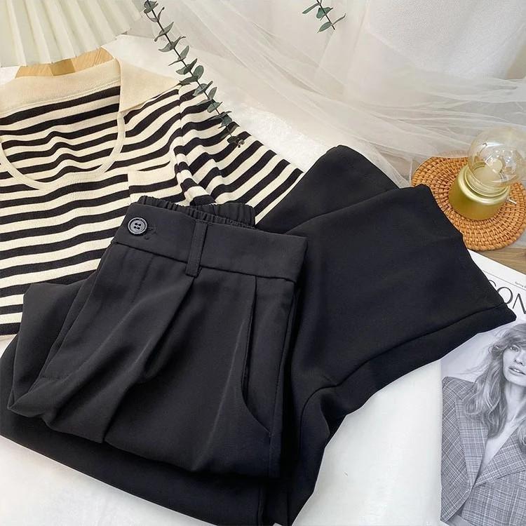 Elegant Drapey Wide Leg Suit Pants Women s High Waist Straight Casual Floor Length Trousers Spring Autumn S чёрный
Elegant Drapey Wide Leg Suit Pants Women s High Waist Straight Casual Floor Length Trousers Spring Autumn S чёрный