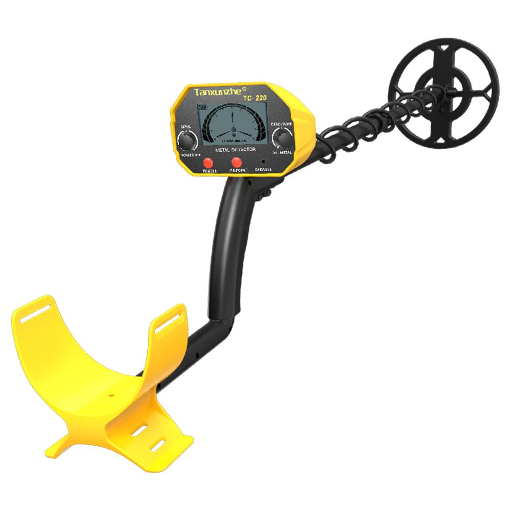 Protable TC-220 metal detector with 5 modes LCD screen display detector all metal/precise positioning Underground gold detector жовтий
Protable TC-220 metal detector with 5 modes LCD screen display detector all metal/precise positioning Underground gold detector жовтий