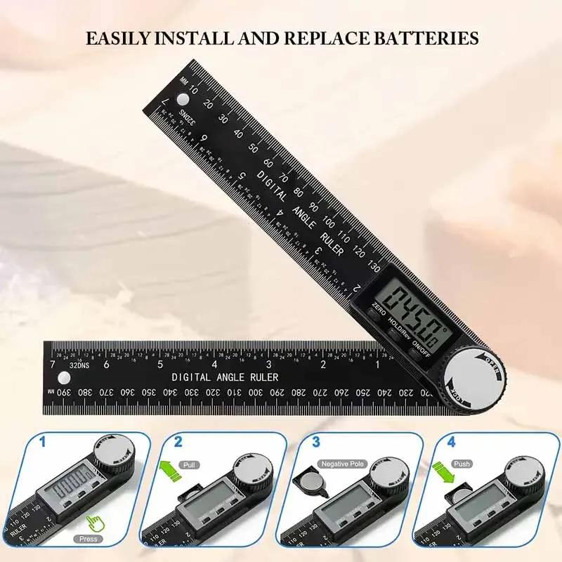 1 PC 2 in 1 Digital Angle Detector Scale Suitable for Woodworking Measurement Tools High Accuracy Mutifunction Tools
1 PC 2 in 1 Digital Angle Detector Scale Suitable for Woodworking Measurement Tools High Accuracy Mutifunction Tools