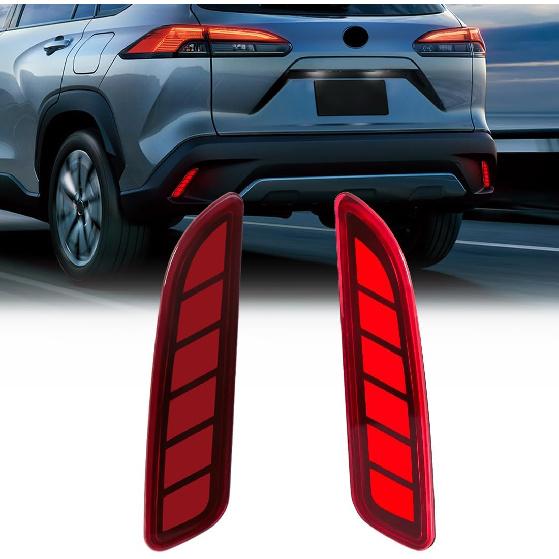 Светодиодные задние отражатели для Toyota Corolla Cross 2020-2022 Задний бамперный фонарь с последовательным указателем поворота, Стоп-сигнал Красный рассеиватель Клетчатый узор Cross-GZR
Светодиодные задние отражатели для Toyota Corolla Cross 2020-2022 Задний бамперный фонарь с последовательным указателем поворота, Стоп-сигнал Красный рассеиватель Клетчатый узор Cross-GZR
