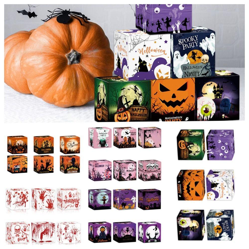 6pcs Blood Hand Halloween Candy Box Paper Ghost Candy Snack Box Ghost Spooky Gift Box Party Style1
6pcs Blood Hand Halloween Candy Box Paper Ghost Candy Snack Box Ghost Spooky Gift Box Party Style1