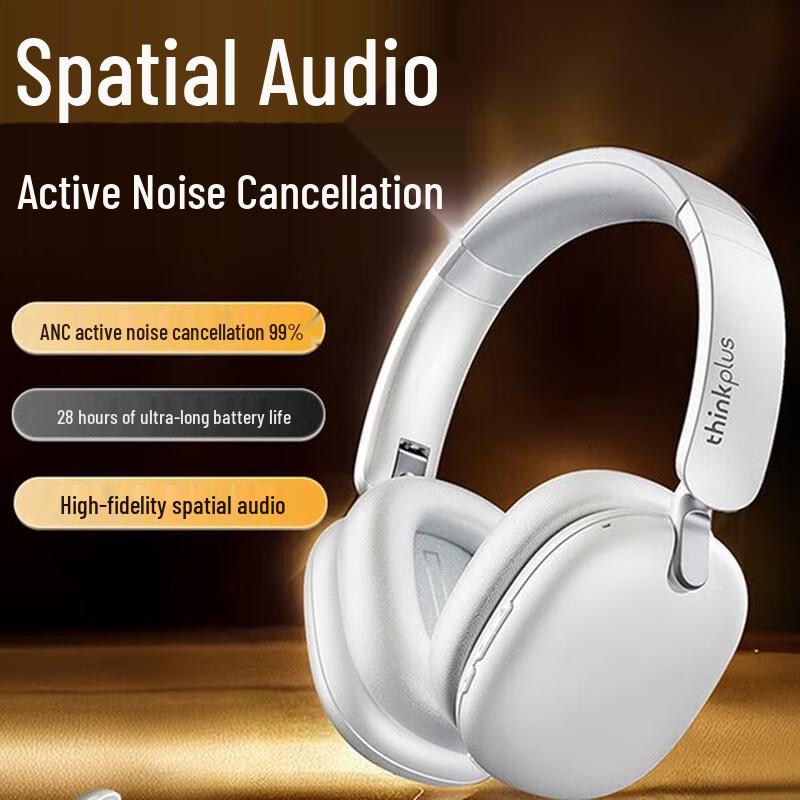 Lenovo ThinkPlus TH60 ANC Wireless Over-Ear Headphones
Lenovo ThinkPlus TH60 ANC Wireless Over-Ear Headphones