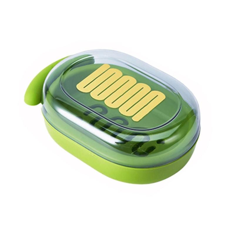 Waterproof Soap Storage Container Compact Travel Soap Box With Drainage Holes And Cover Household Bathroom Accessory зелений
Waterproof Soap Storage Container Compact Travel Soap Box With Drainage Holes And Cover Household Bathroom Accessory зелений