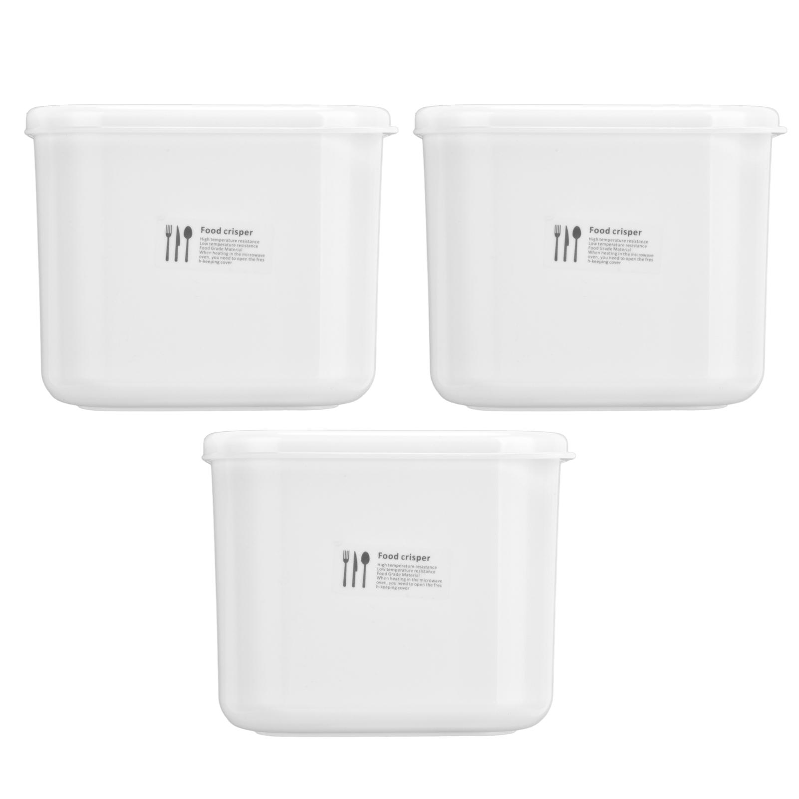 3pcs Bento Lunch Box Leakproof 1000ml Food Storage Container for Microwave Refrigerator
3pcs Bento Lunch Box Leakproof 1000ml Food Storage Container for Microwave Refrigerator
