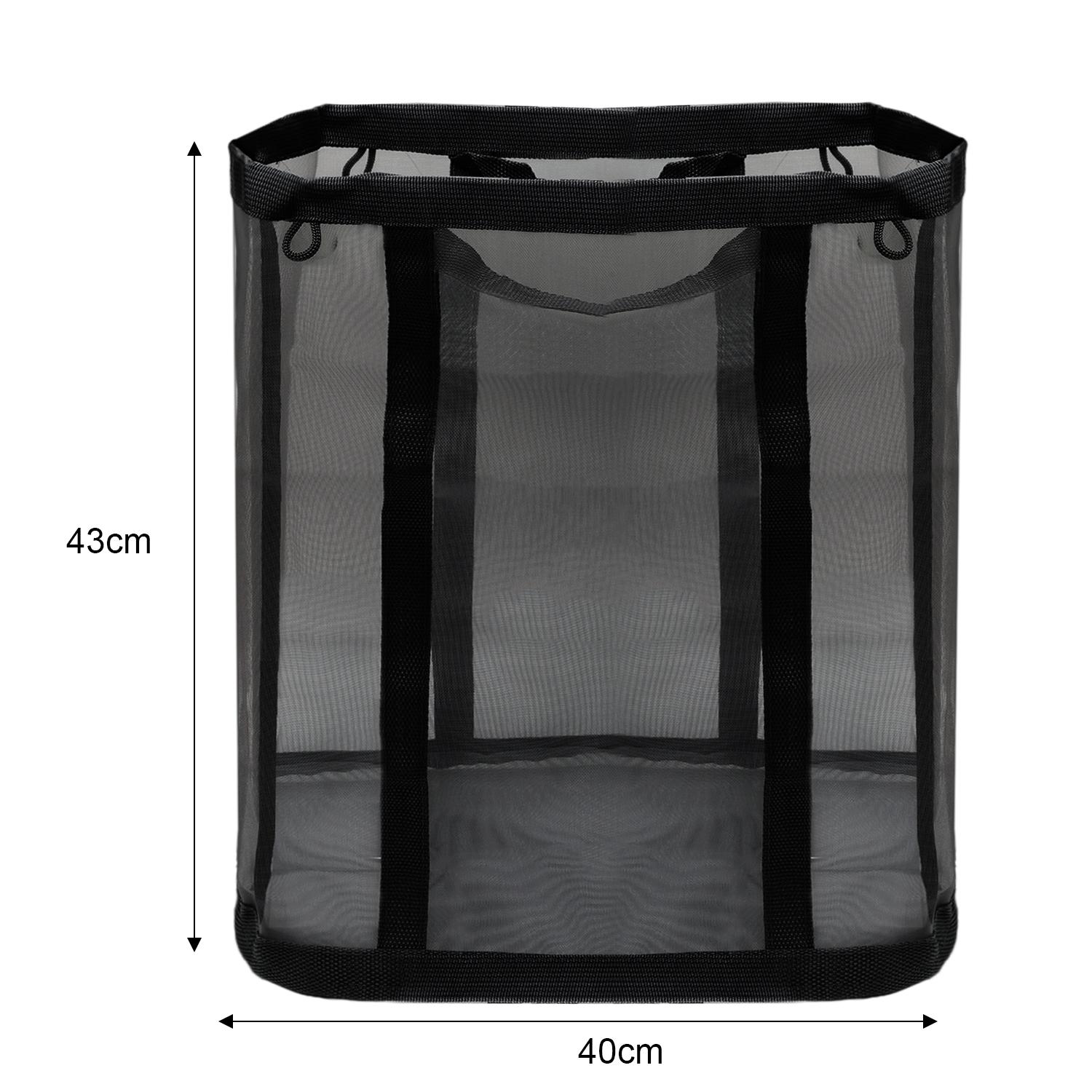 3/1x Large Capacity Laundry Bags Mesh Nylon Dirty Clothes Washing Basket for Home Travel Foldable Hanging Storage Bag Organizer 1PC
3/1x Large Capacity Laundry Bags Mesh Nylon Dirty Clothes Washing Basket for Home Travel Foldable Hanging Storage Bag Organizer 1PC