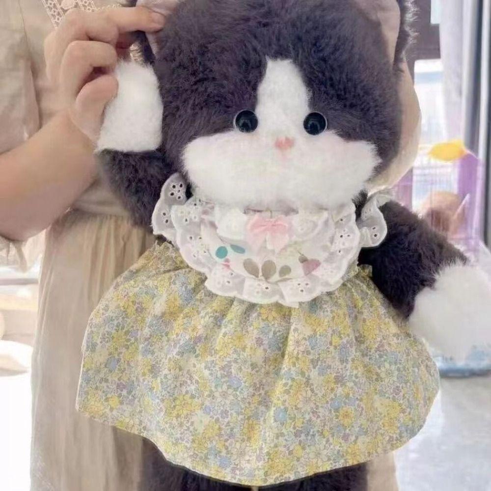 Wear Skirt Cat Plush Doll Random Scarf Animal Cat Plush Toy Plush Pillow Birthday чорний
Wear Skirt Cat Plush Doll Random Scarf Animal Cat Plush Toy Plush Pillow Birthday чорний