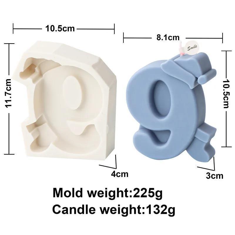 Acuan Lilin Silikon Dengan Nombor Krismas 0-9 Sesuai Untuk DIY Aromaterapi Plaster Hiasan Sabun Resin Epoksi Dan Membuat Kraf 9
Acuan Lilin Silikon Dengan Nombor Krismas 0-9 Sesuai Untuk DIY Aromaterapi Plaster Hiasan Sabun Resin Epoksi Dan Membuat Kraf 9