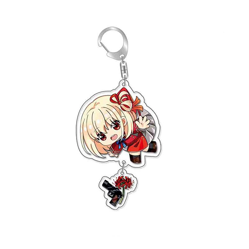 Lycoris Recoil Nishikigi Chisato Inoue Takina Acryic Anime Keychain Cartoon Keyring Bag Parts & Accessories
Lycoris Recoil Nishikigi Chisato Inoue Takina Acryic Anime Keychain Cartoon Keyring Bag Parts & Accessories