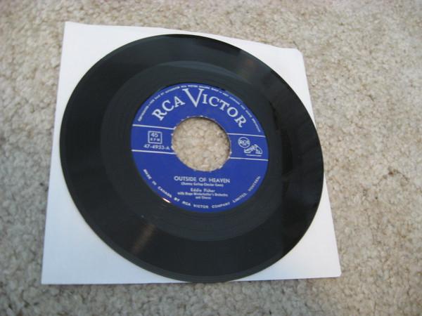 7inch Record EDDIE FISHER - Outside Of Heaven / Lady Of Spain 474953 RCA Victor 1952 Canada Pop Used
7inch Record EDDIE FISHER - Outside Of Heaven / Lady Of Spain 474953 RCA Victor 1952 Canada Pop Used