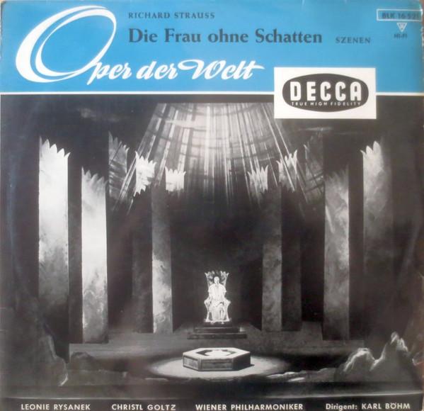 Виниловая пластинка RICHARD STRAUSS LEONIE RYSANEK Die Frau Ohne Schatten Сцены BLK16521 Decca Europe Классическая Б/У
Виниловая пластинка RICHARD STRAUSS LEONIE RYSANEK Die Frau Ohne Schatten Сцены BLK16521 Decca Europe Классическая Б/У