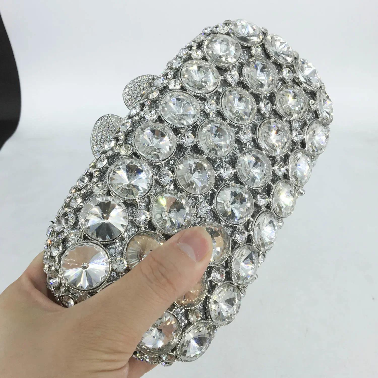 Boutique De FGG Women Brown Evening Bags and Clutches Wedding Crystal Clutch Handbags Party Bridal Bronze Rhinestone Purse Mini clutch
Boutique De FGG Women Brown Evening Bags and Clutches Wedding Crystal Clutch Handbags Party Bridal Bronze Rhinestone Purse Mini clutch