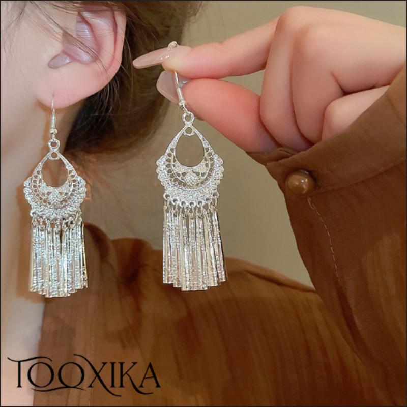 Tooxika геометрические колокольчики с кисточками для ушей, новые серьги в китайском стиле ретро
Tooxika геометрические колокольчики с кисточками для ушей, новые серьги в китайском стиле ретро
