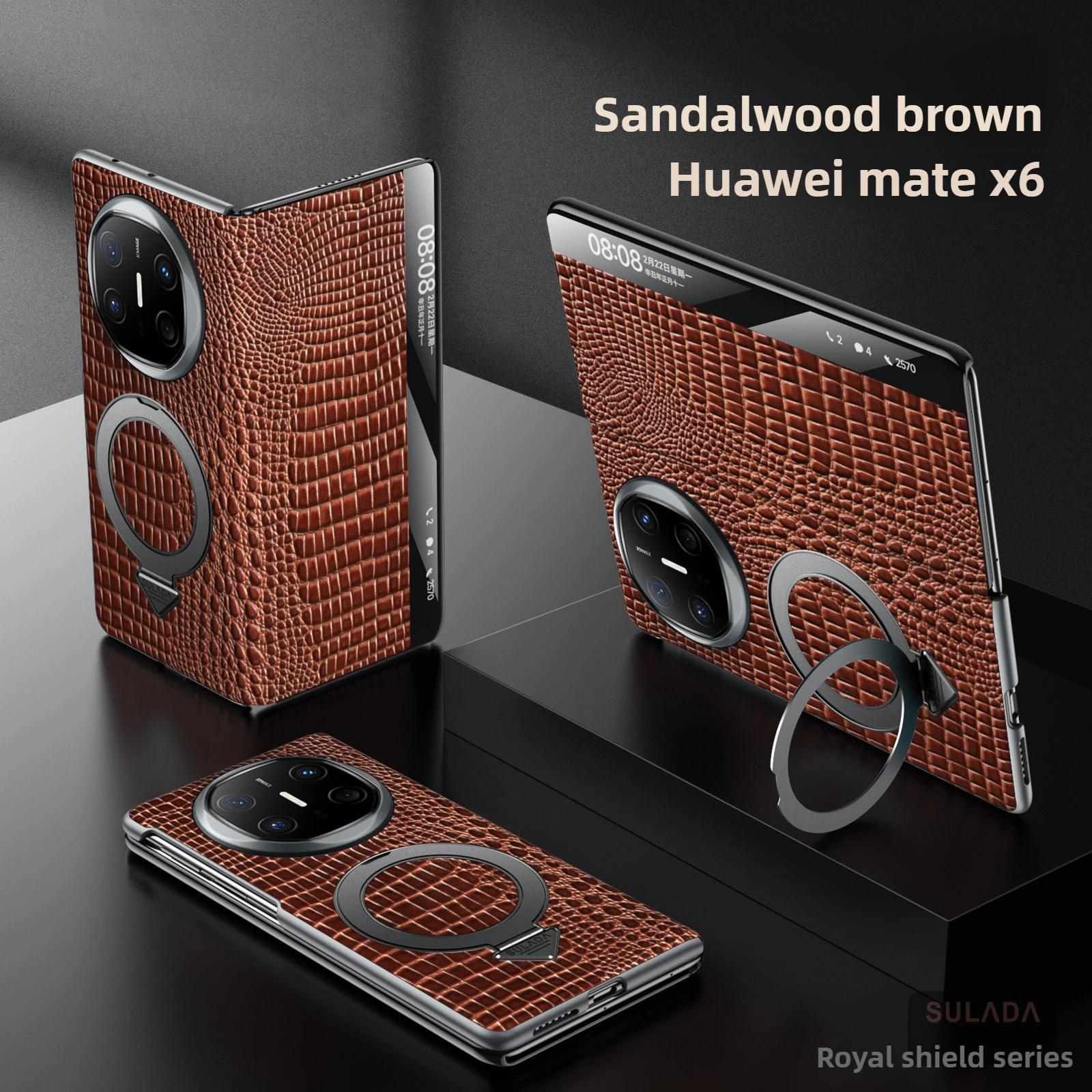 Crocodile Leather for Huawei Mate X6 Case SULADA Royal Shield Flip with Magnetic Holder Mobile Phone Case for Huawei Mate X5 X3 For Huawei Mate X3 коричневый
Crocodile Leather for Huawei Mate X6 Case SULADA Royal Shield Flip with Magnetic Holder Mobile Phone Case for Huawei Mate X5 X3 For Huawei Mate X3 коричневый