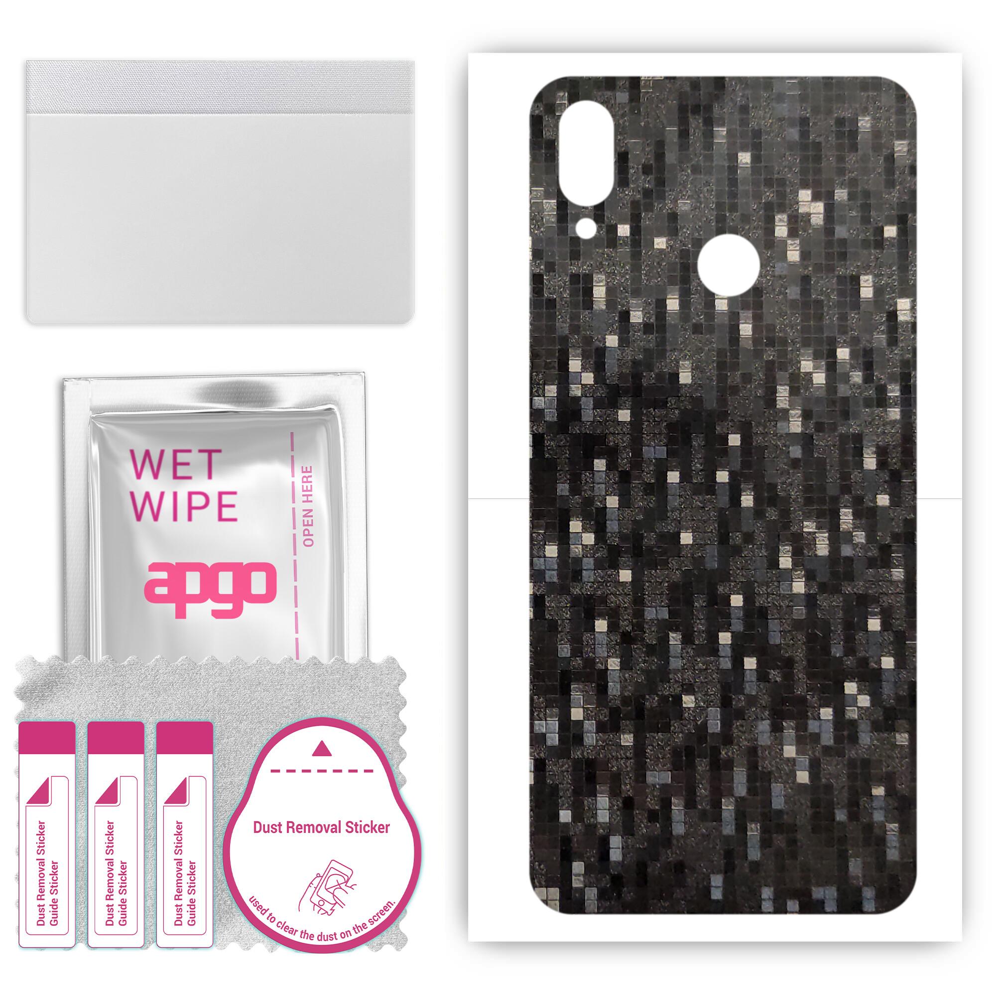 Apgo Protective Skin Sticker for the back compatible with Asus Zenfone Max M2 ZB663KL, Wrap Film, Foil, Vinyl - Pattern Carbon Black Pixel
Apgo Protective Skin Sticker for the back compatible with Asus Zenfone Max M2 ZB663KL, Wrap Film, Foil, Vinyl - Pattern Carbon Black Pixel