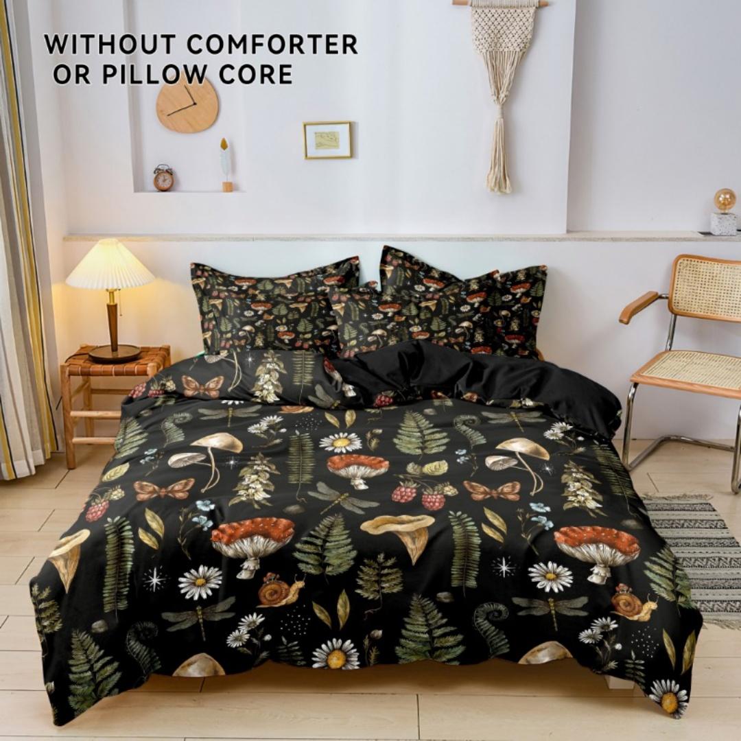 Floral Mushroom Pattern Bedding Set 3D Printed Duvet Cover Set Skin-Friendly Single Twin Double Size Bedroom Decor Birthday Gift Eu Single 135x200cm
Floral Mushroom Pattern Bedding Set 3D Printed Duvet Cover Set Skin-Friendly Single Twin Double Size Bedroom Decor Birthday Gift Eu Single 135x200cm