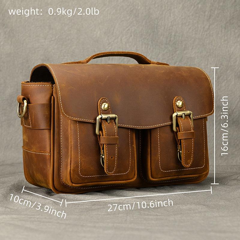 Crazy Horse Leather Shoulder Bag Camera Bags Vintage Fashion Men s video camera bag Crossbody Man Bags For Outdoor
Crazy Horse Leather Shoulder Bag Camera Bags Vintage Fashion Men s video camera bag Crossbody Man Bags For Outdoor