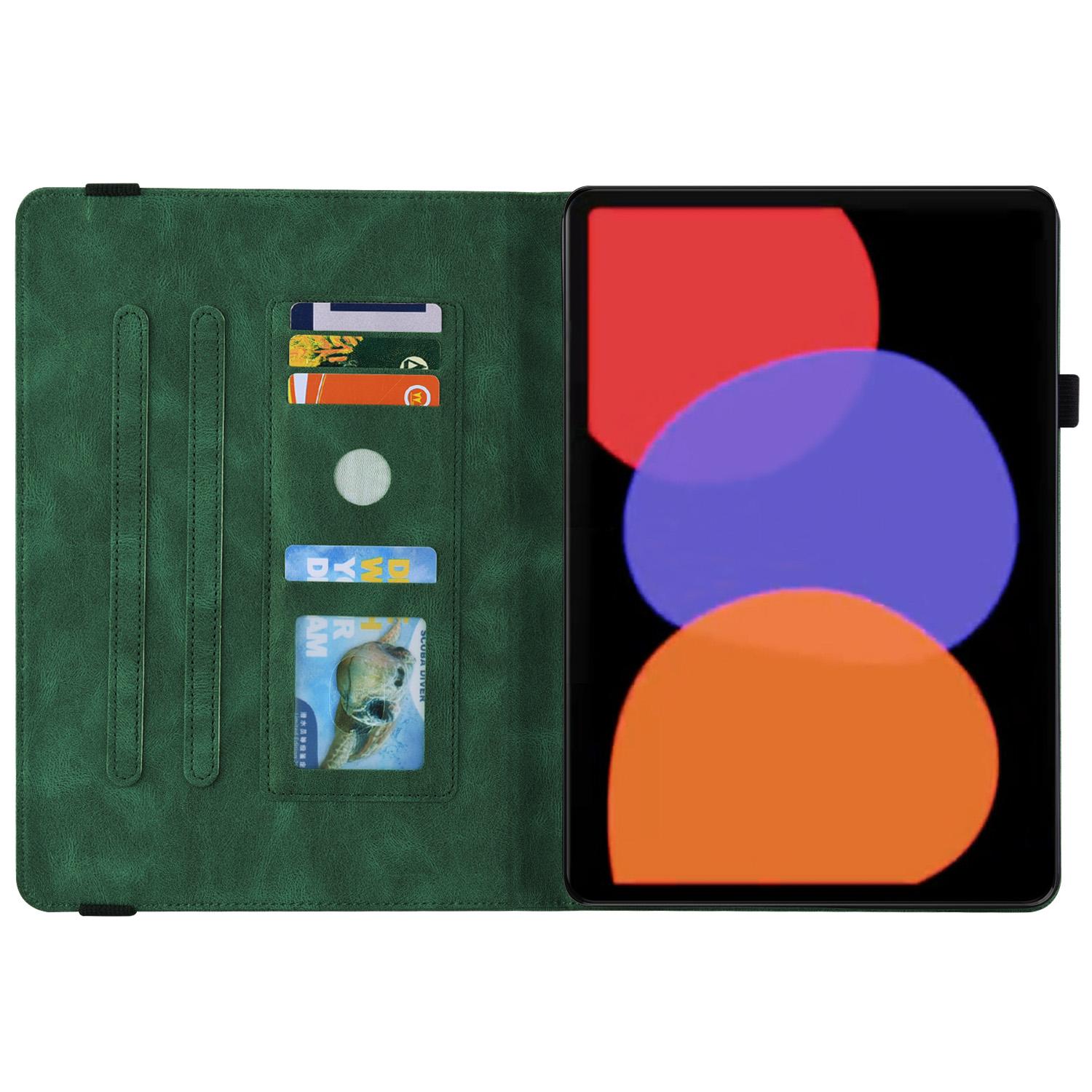 Tablet Case for Xiaomi Pad 6 Auto Wake and Sleep Stand Leather Imprinted Butterfly Flower Card Holder Cover Green
Tablet Case for Xiaomi Pad 6 Auto Wake and Sleep Stand Leather Imprinted Butterfly Flower Card Holder Cover Green