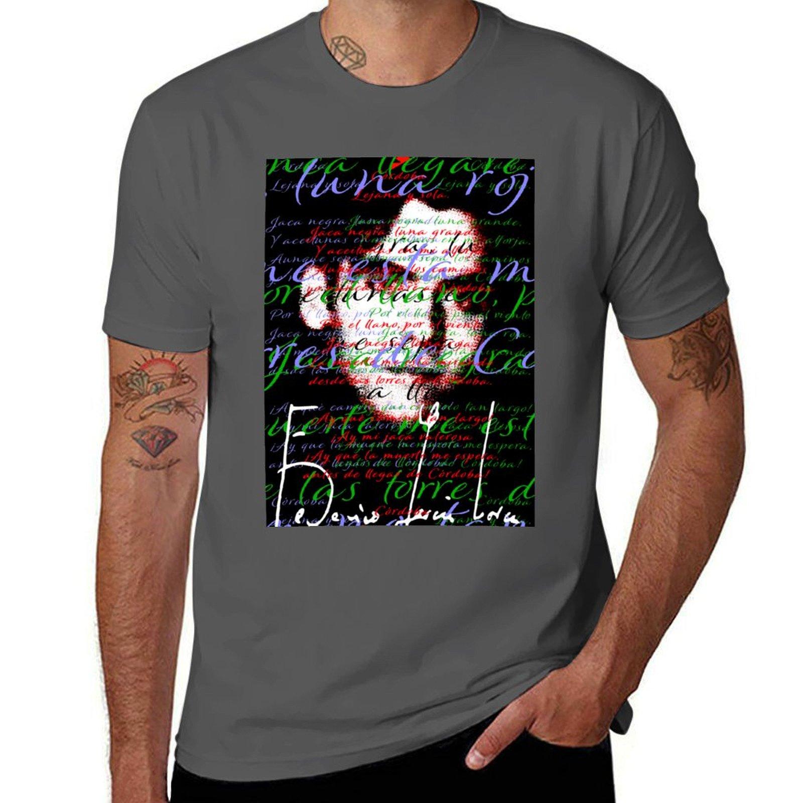 Federico García Lorca - Cordoba T-Shirt summer clothes shirts graphic tees mens graphic t-shirts 4XL
Federico García Lorca - Cordoba T-Shirt summer clothes shirts graphic tees mens graphic t-shirts 4XL
