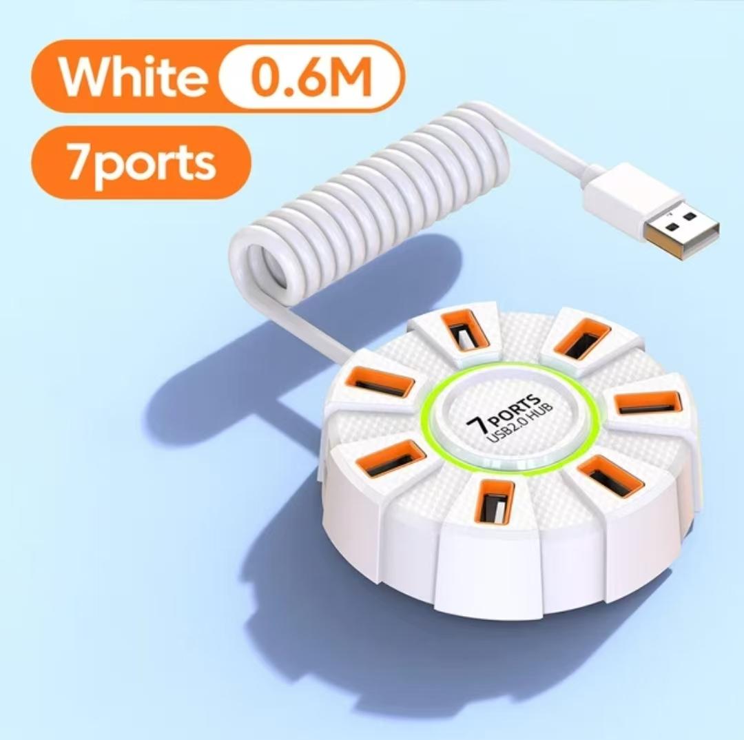 7/10 Портів USB 2.0 Хаб Універсальна Док-станція для ноутбука Мульти Розгалужувач Адаптер Високошвидкісний USB Подовжувач Розгалужувач Адаптер живлення 7 port білий
7/10 Портів USB 2.0 Хаб Універсальна Док-станція для ноутбука Мульти Розгалужувач Адаптер Високошвидкісний USB Подовжувач Розгалужувач Адаптер живлення 7 port білий