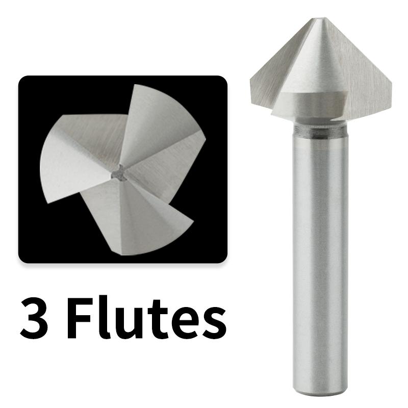 High-Speed Steel Straight-Shank 90-Degree Chamfering Bit - Triple/Single Edge Countersink Screw Deburring Drill 1/5/10 Pcs Set 30mm&1pcs
High-Speed Steel Straight-Shank 90-Degree Chamfering Bit - Triple/Single Edge Countersink Screw Deburring Drill 1/5/10 Pcs Set 30mm&1pcs