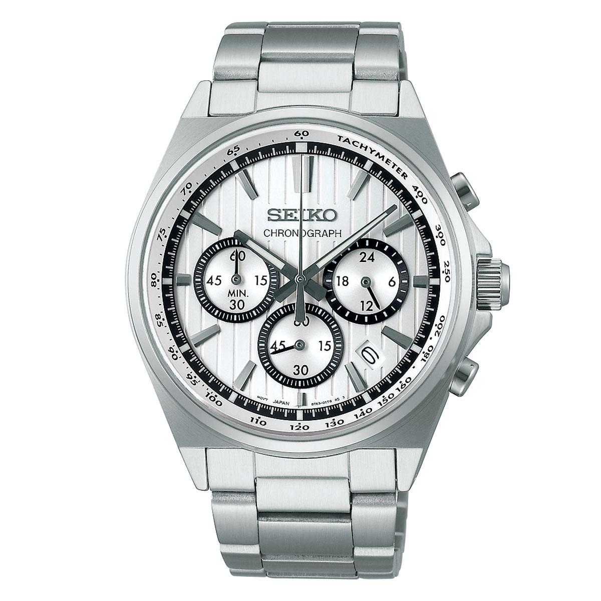 Чоловічий кварцовий хронограф Seiko Selection SBTR031, Стильний сріблястий циферблат, Водонепроникність 10 Бар, Точний тахіметр, Нержавіюча сталь, Японія
Чоловічий кварцовий хронограф Seiko Selection SBTR031, Стильний сріблястий циферблат, Водонепроникність 10 Бар, Точний тахіметр, Нержавіюча сталь, Японія
